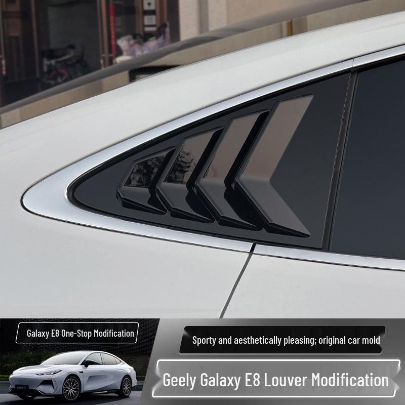 Geely Galaxy E8 Rear Triangle Window Shark Fin Sticker