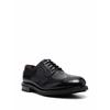 Salvatore Ferragamo Ferragamo Marcus Perforated Brogues Black