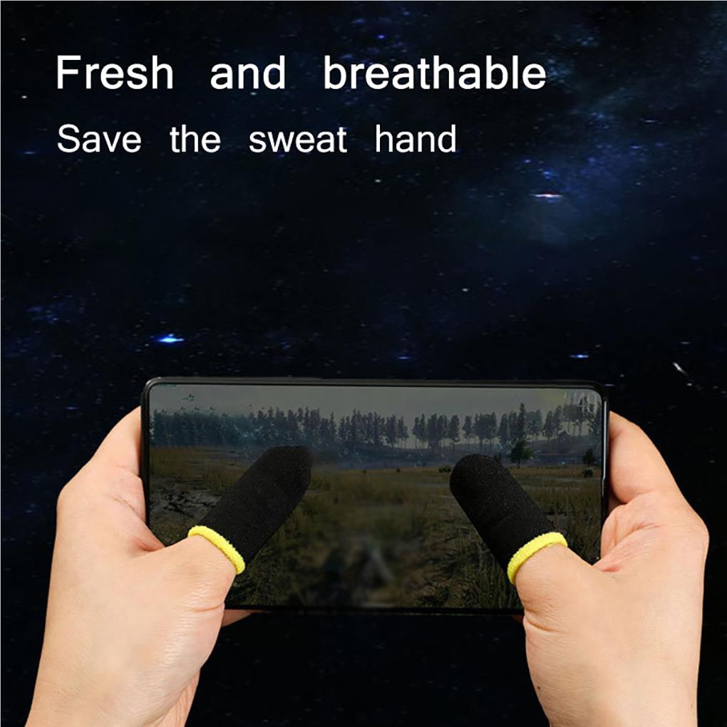 Finger Sleeves Sweat Proof Screen Breathable Comfortable Mobile Game Controllers Anti-fingerprint Gaming Accessory