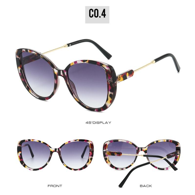 Fashion Cat Eye Sunglasses Outdoor UV400 Luxury Sunglasses New Summer UV-Protective for Women Street Style Eyewear Classic Driving Shades