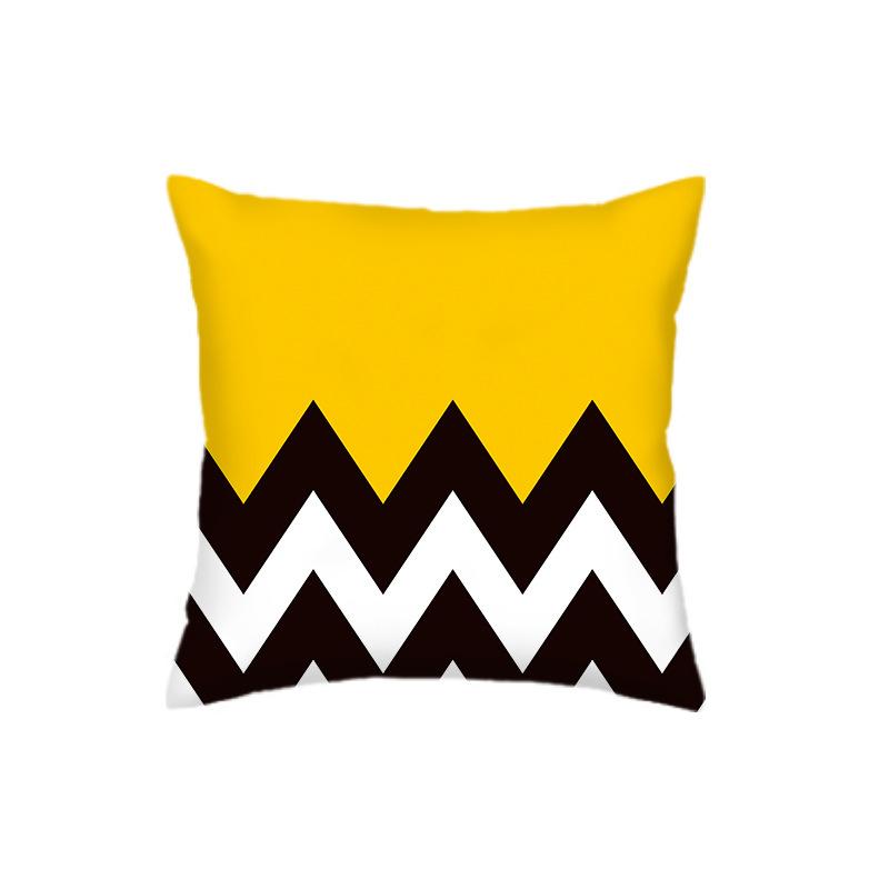 Nordic Ins Style Geometric Cartoon Animal Pillowcase Office Car Cushion Sofa Decoration Pillowcase