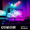ODISTAR Remote Control Hexagon Wall Light,Smart Wall-Mounted Touch-Sensitive DIY Geometric Modular Assembled RGB Led Colorful Light with