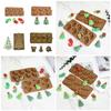 Holiday Themed Silicone Molds for Chocolate Making High Temperatures Resistant Candy Mould Handmade Dessert Bakewares