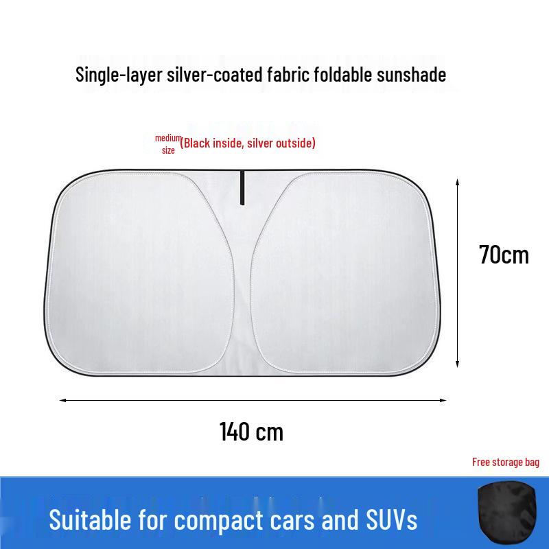 Universal Thickened Car Sunshade & Heat Insulation Cover 140*70cm
