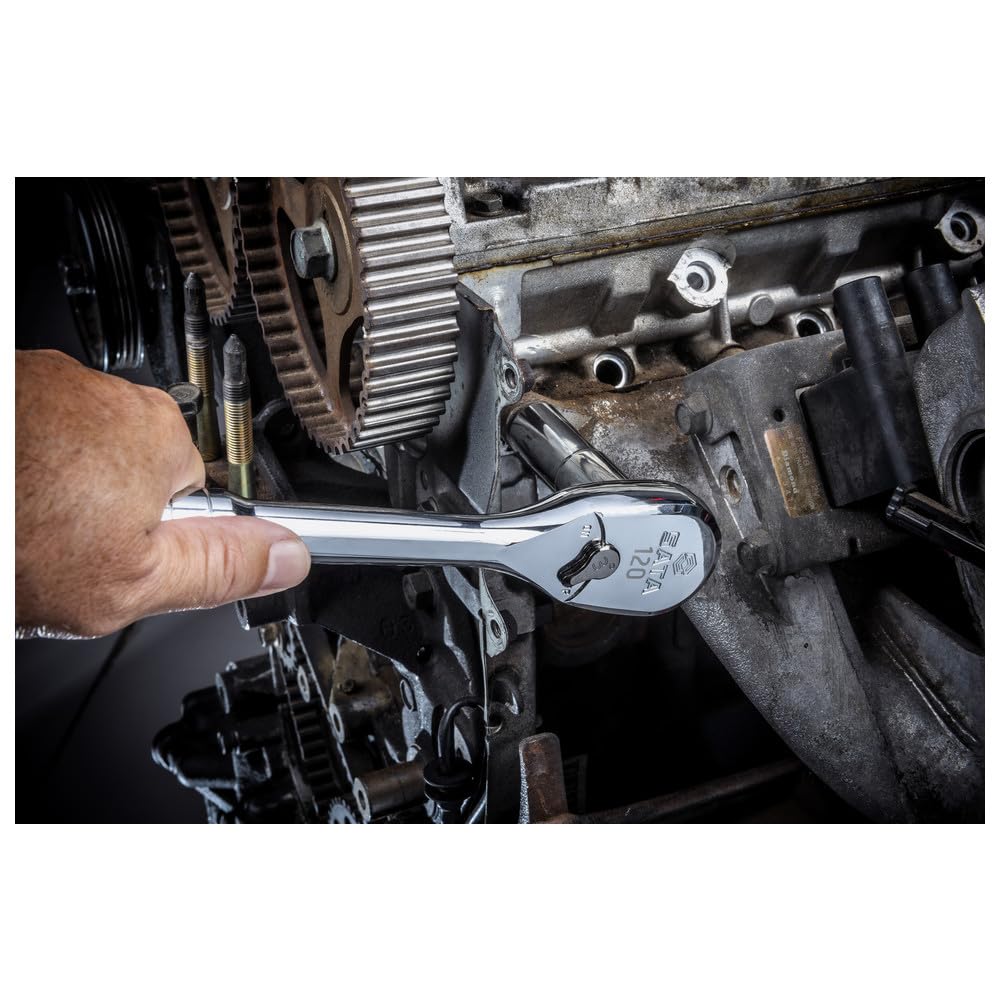 SATA Ratchet Handle ST13975 3-Piece Set, 120XP, 12.7mm Drive, 9.5mm Drive, 6.35mm Drive,