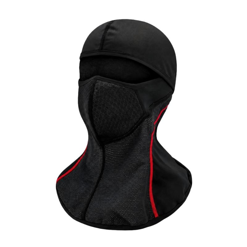 Wind-Blocking Cycling Face Mask Balaclava for Winter Ride with High-Density Polyester and Extended Head-to-Neck Coverage