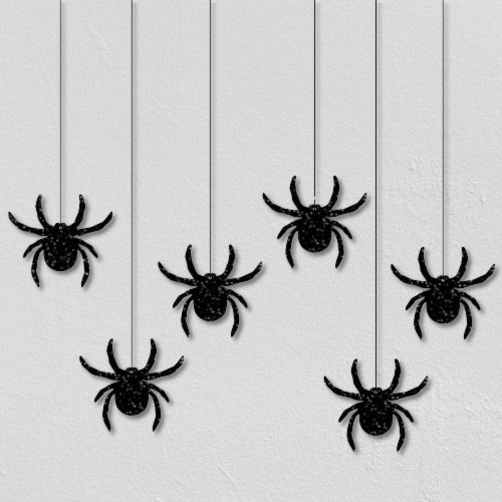 Decoration Halloween Letter Flag Scene Layout Spider Wall Decoration Background Decoration
