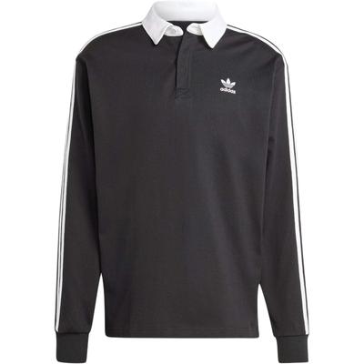 Adicolor Vintage Soft Comfortable Logo Long Sleeve Polo Shirt IZ4806