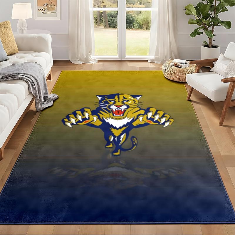 Florida Panthers Carpet Door Mat for Living Room or Bedroom Protective Mat Under Chair Office Decoration Christmas Gift Birthday Present