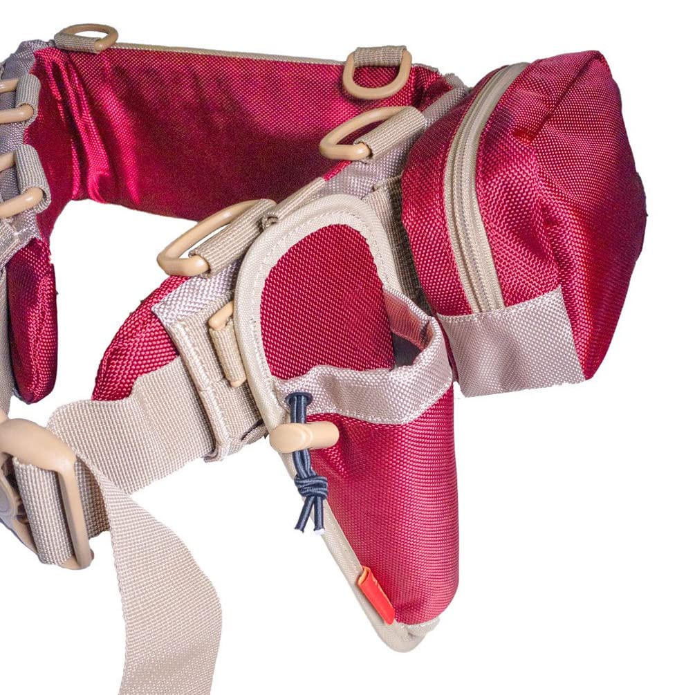 FISHMAN BT-007 Fish Grip Holder, Dark RedKhaki, 6cm Wide x 22cm High