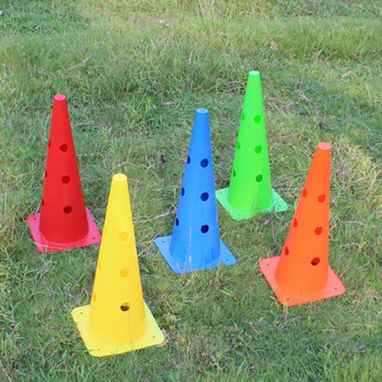 Football & Basketball Training Cones - PE Material, Roadblock & Obstacle Dribbling Equipment