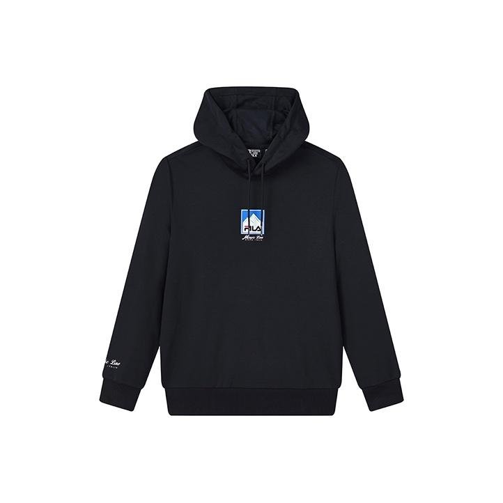FILA Casual Logo Print Sports Hoodie Men hoodies Legendary-Blue F11M138203F-NV XXXL
