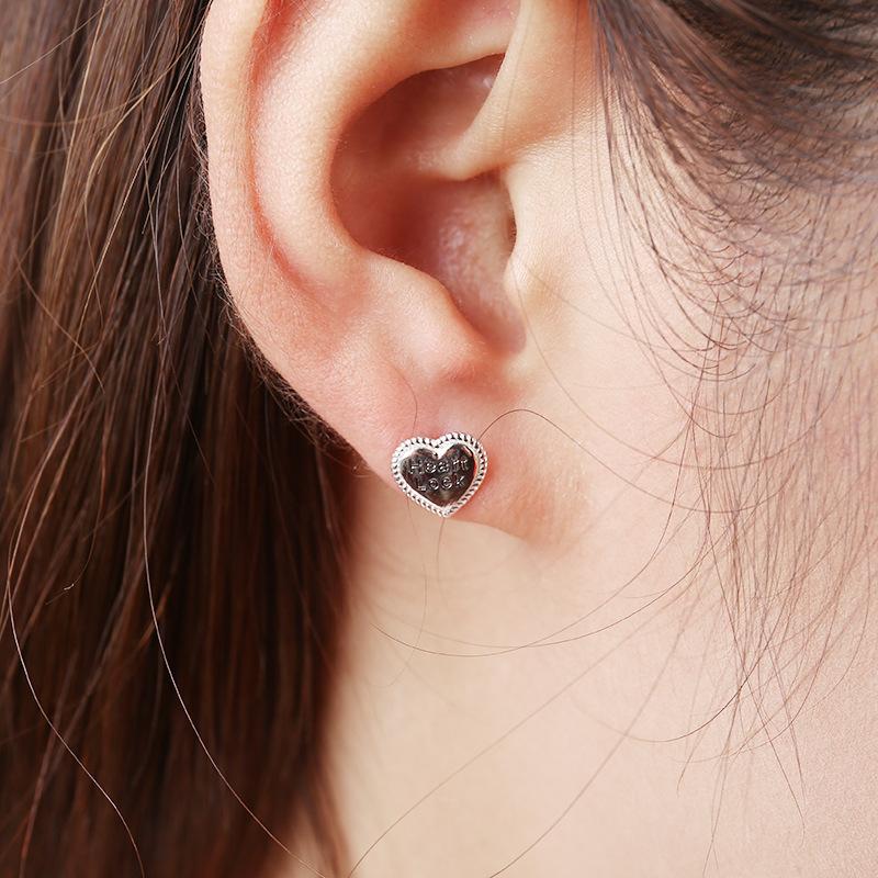 Hochwertige Ohrringe, herzförmige Liebesbrief-Ohrringe, neue trendige Sommer-Ohrringe für Damen