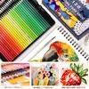 Roleness Watercolor 120 Perfect for Coloring Books for Kids and Professional Colored Pencil Set with Soft Core and Sharpener Pencils, Colors, Adults,
