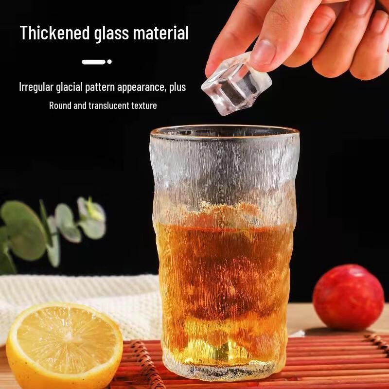 Shangqi Creative Iceberg Pattern Glass Cups
