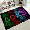 New Gamer Zone Game Controller Cartoon Playroom Rug for Bedroom Living Room Sofa Home Doormat Decor, Kid Non-slip Floor Mat