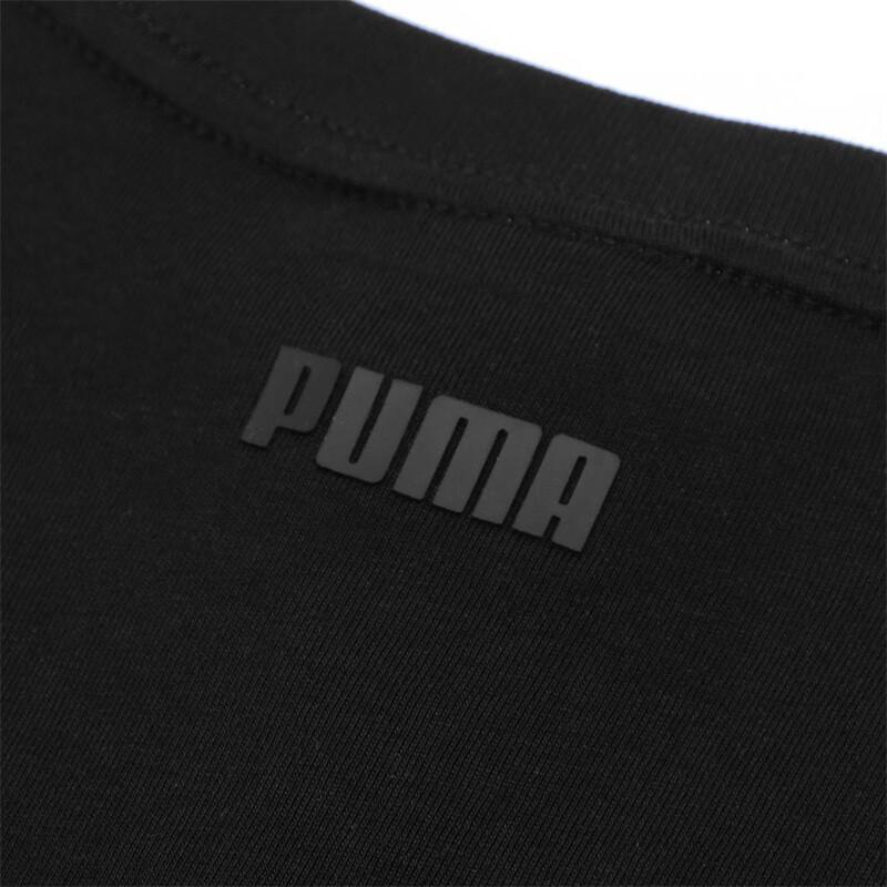 Puma Casual Letter Print Crew Neck Short Sleeve T-Shirt Men Tops Black 532106-03