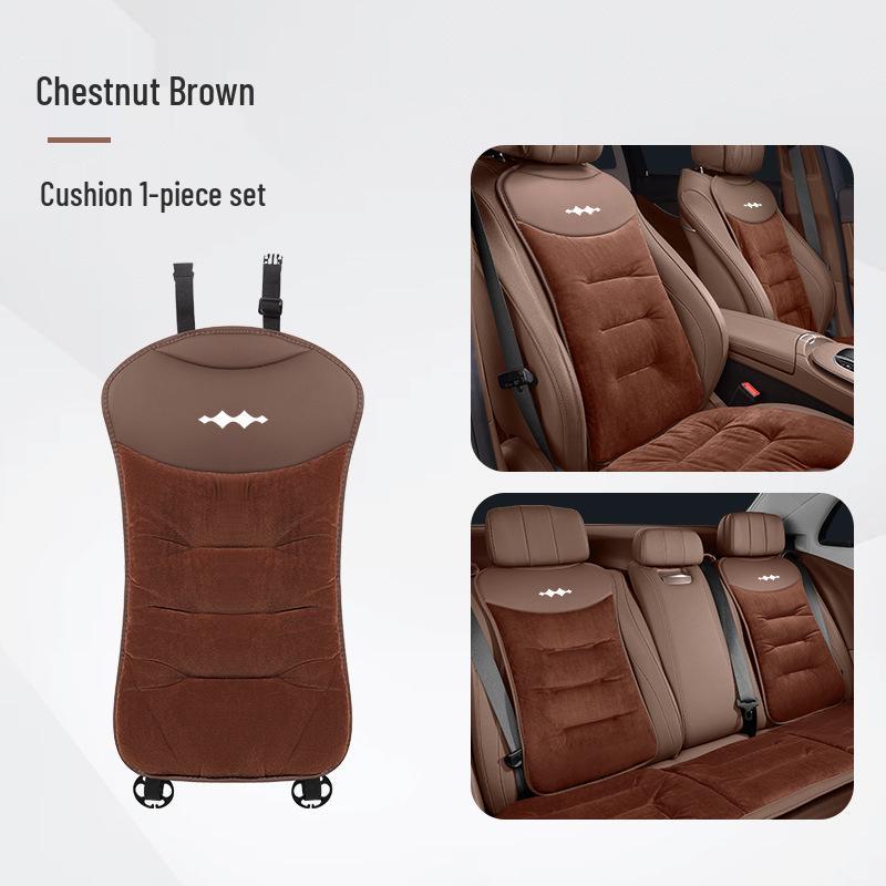 Winter Flannel Car Seat Cushion for BYD Equation Leopard: Titanium 3, 7 & Leopard 5, 8 - Thickened & Non-slip
