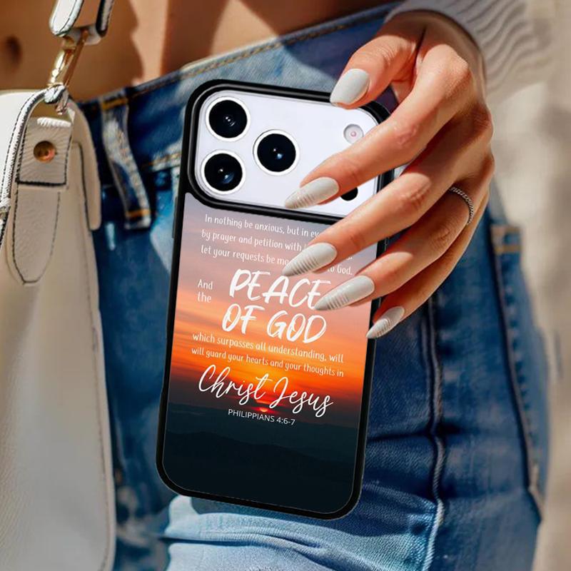 Bible Philippians Jesus Christ Phone Case For iPhone 17 Air 14 15 13 12 Max Cover For Apple 14 15 16 16e 11 Pro Max Plus Coque
