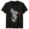 Mayotte Map Geography Mens T-Shirt Womens Tee Graphic Unisex Top