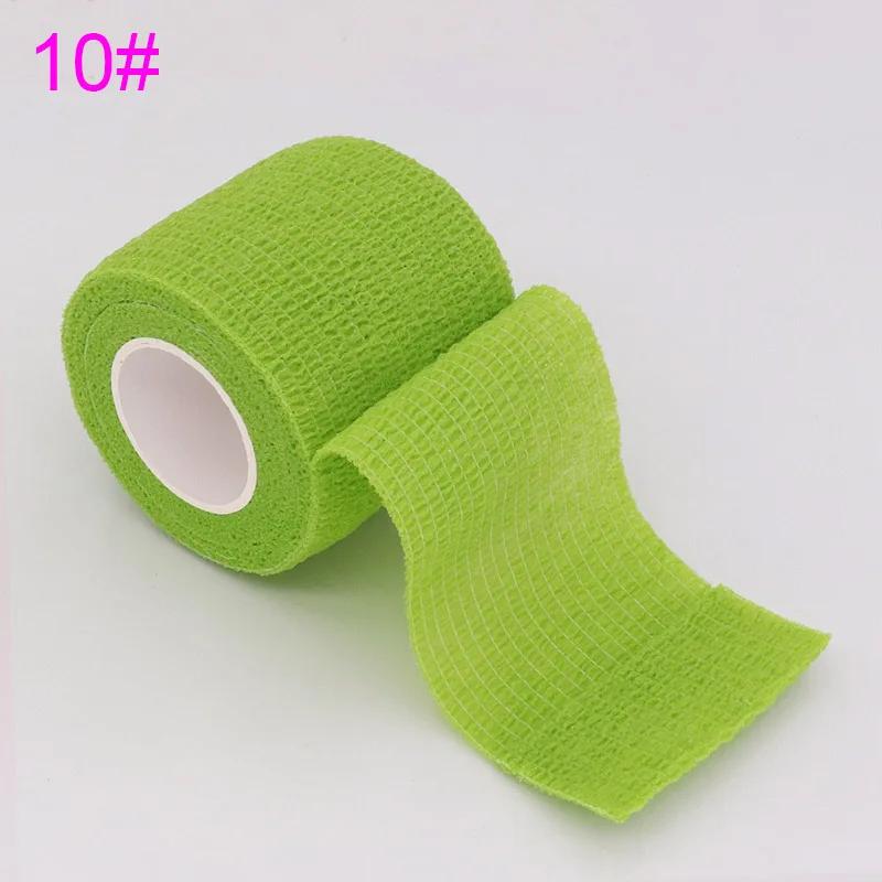 18 Colors Athletic Wrap Tape Self Adhesive Elastic Bandage Sports Protector for Knee Ankle Shoulder