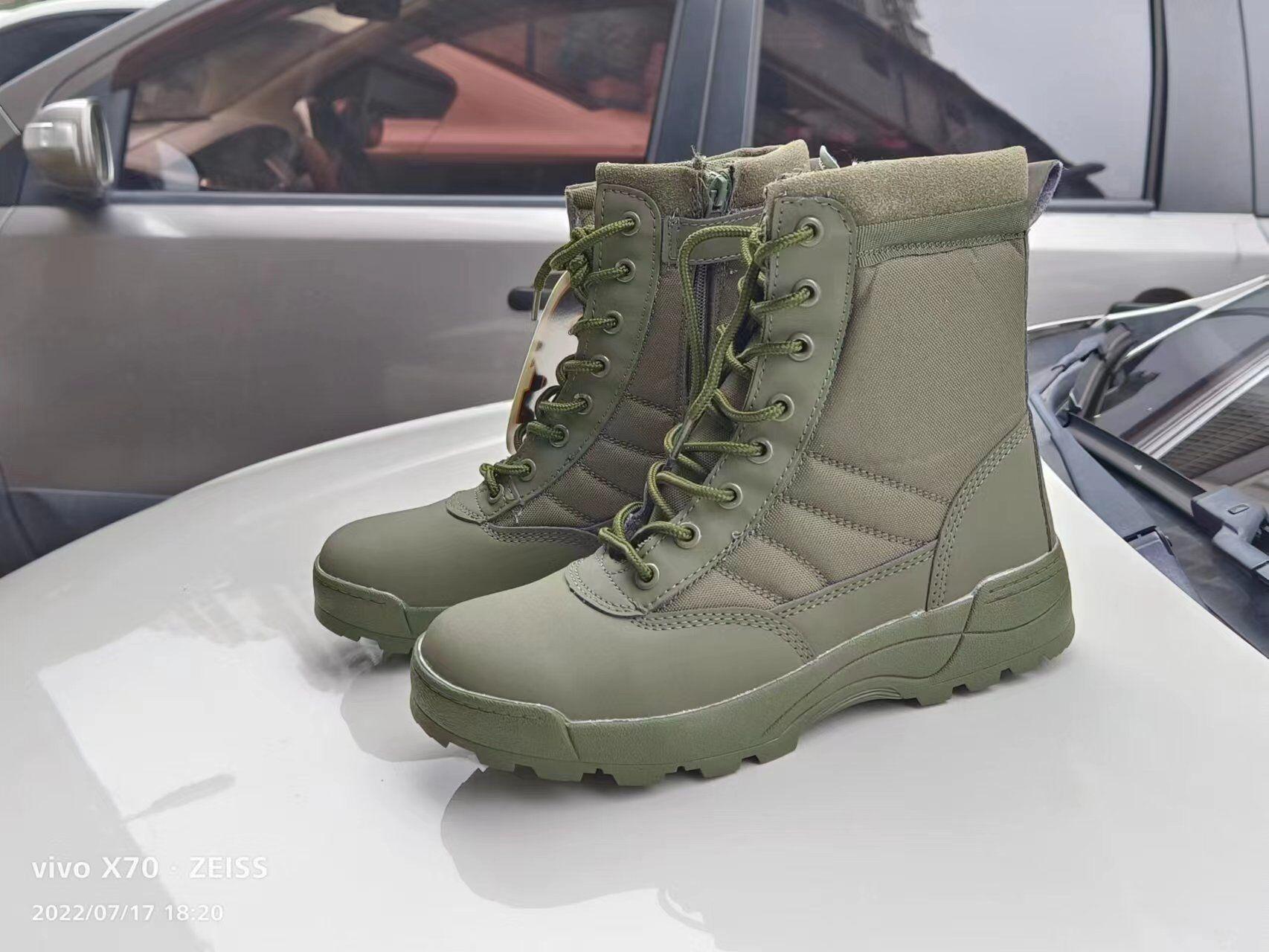

Tactical Breathable High-Top Desert Combat Boots for Men 39 армия зеленый