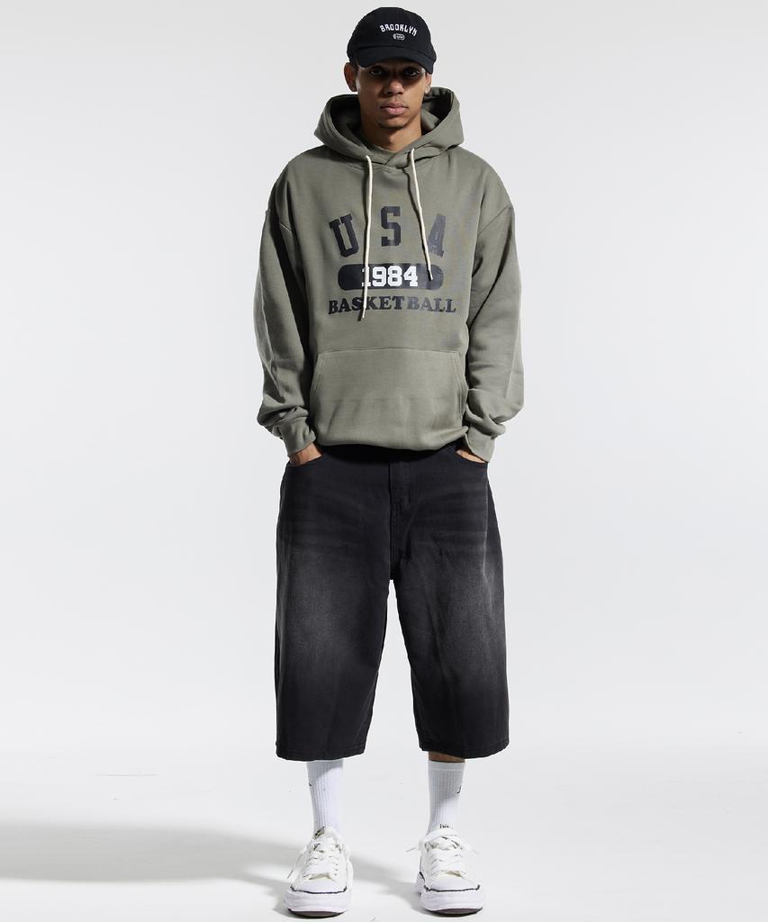 Usa Basketball Hoodie Khaki
