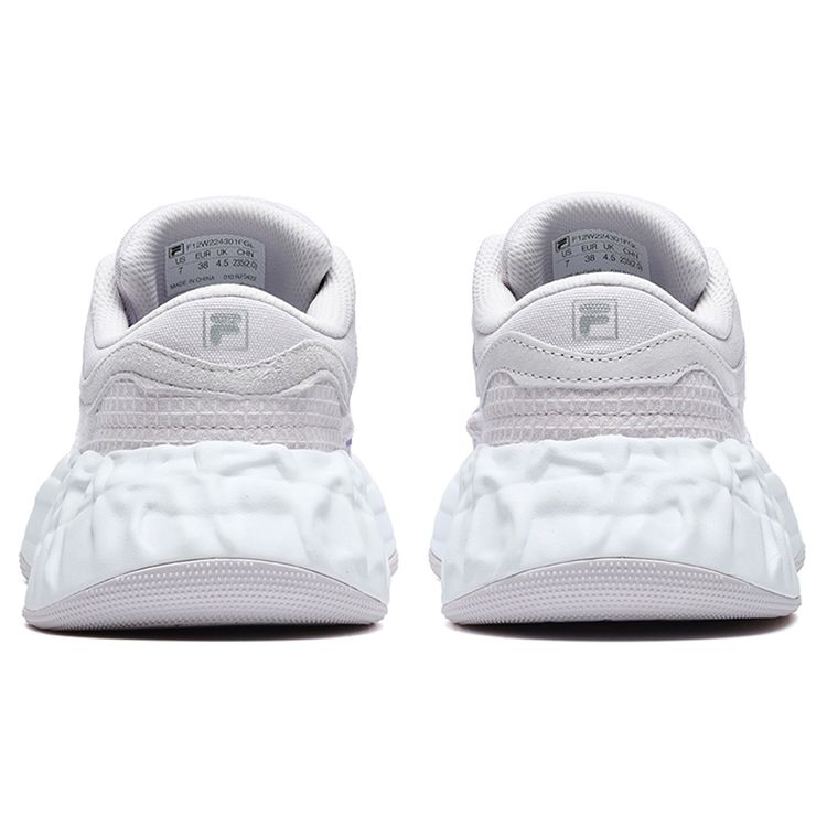 Fila Mihara X  FM-15 Canvas Round Toe Lace-Up Low-Top Casual Shoes Women sneaker Lilac-Gray F12W224301FGL