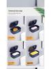 Wall-Mounted Drainable Soap Dish with Lid - No-Punching Bathroom Storage Rack for Home or Travel