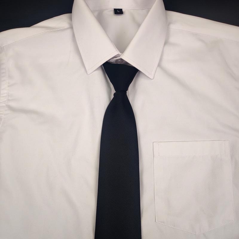 

Unisex Black Zipper Collar Tie, Plaid Zipper Design, Versatile For Daily Casual And Commuting, Fashionable Accessory чорний