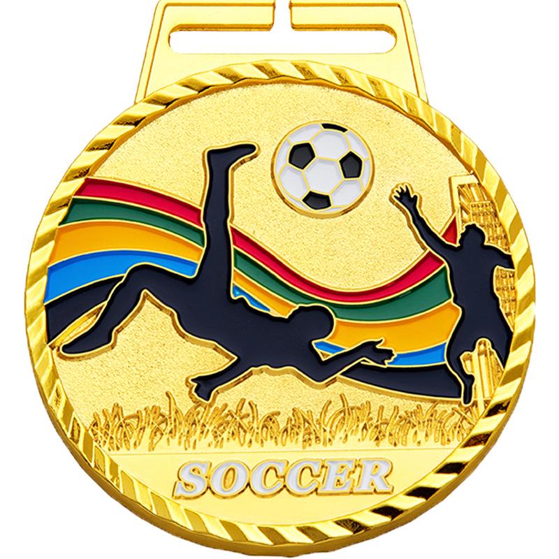 Children's Sports Day Football Medal - Metal Prize and Souvenir for Kindergarten