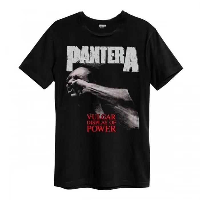 Amplified Unisex Adult Vulgar Display Of Power Pantera TShirt Graphic T Shirts Cotton Vintage Round Neck Unisex Unisex Short Sleeve 2XL