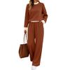 Damen Weihnachtsdruck Pyjama-Set, Seidiges Langarm-Knopfleisten-Schlafanzug-Set