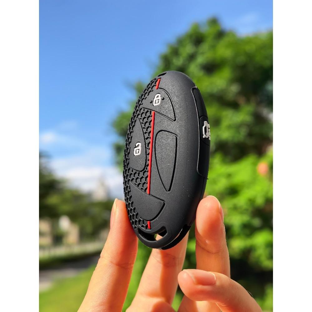 

Силиконовый Чехол для Ключа Автомобиля Hyundai Kona Ev N-Line Tucson 2025 Grandeur GN7 IONIQ 6 Santa Fe MX5 Garden Gl Защита Пульта ДУ