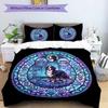 Cybernetic Canine Kingdom Pattern Bedding,Quilt Set Quilt Cover Pillowcase Home Birthday Gift (1 * duvet cover + 2 * pillowcase, without core)