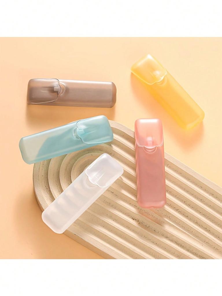 4pcs toothpick and dental floss box, small storage box, travel storage box, portable medicine box, small item storage tube