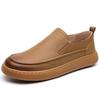 Spring Autumn New Designer Loafers for Men British Style Fashion Business Casual Leather Shoes Male Solid Color Driving Shoe Man