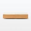 MUJI Polyester Linen Storage Box Lid Clothing Storage Box Under-Bed (KA0OAA2A) - Case,