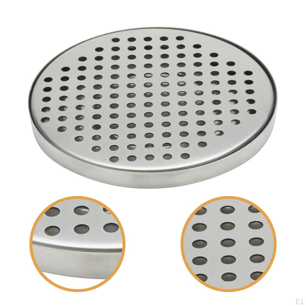 Taca ociekowa, Stal nierdzewna, Zdejmowana, Blatowa taca na krople wody do serwowania napojów, Beczka piwa