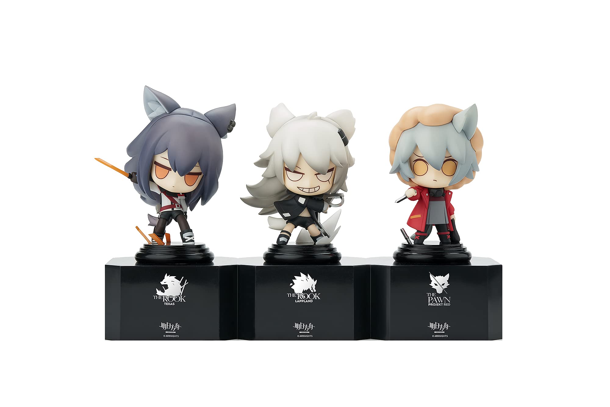 

APEX Arknights Chess Piece Series 5th Set of PVC ABS Complete Figures Edition, 3, Non-Scale & Pre-painted