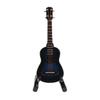 1/12 Wooden Electric Guitar Model with Stand for Action Figures Decor