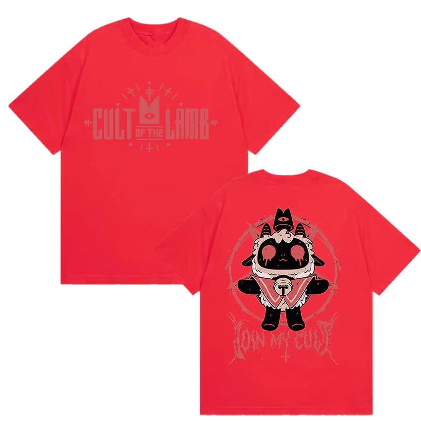 2026 Funny Cult Of The Lamb Game Graphic T Shirt Unisexs High Quality Fashion Vintage Tshirts Unisex Casua