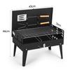 Foldable Outdoor Grill, Portable Smokeless Barbecue for Camping and Home