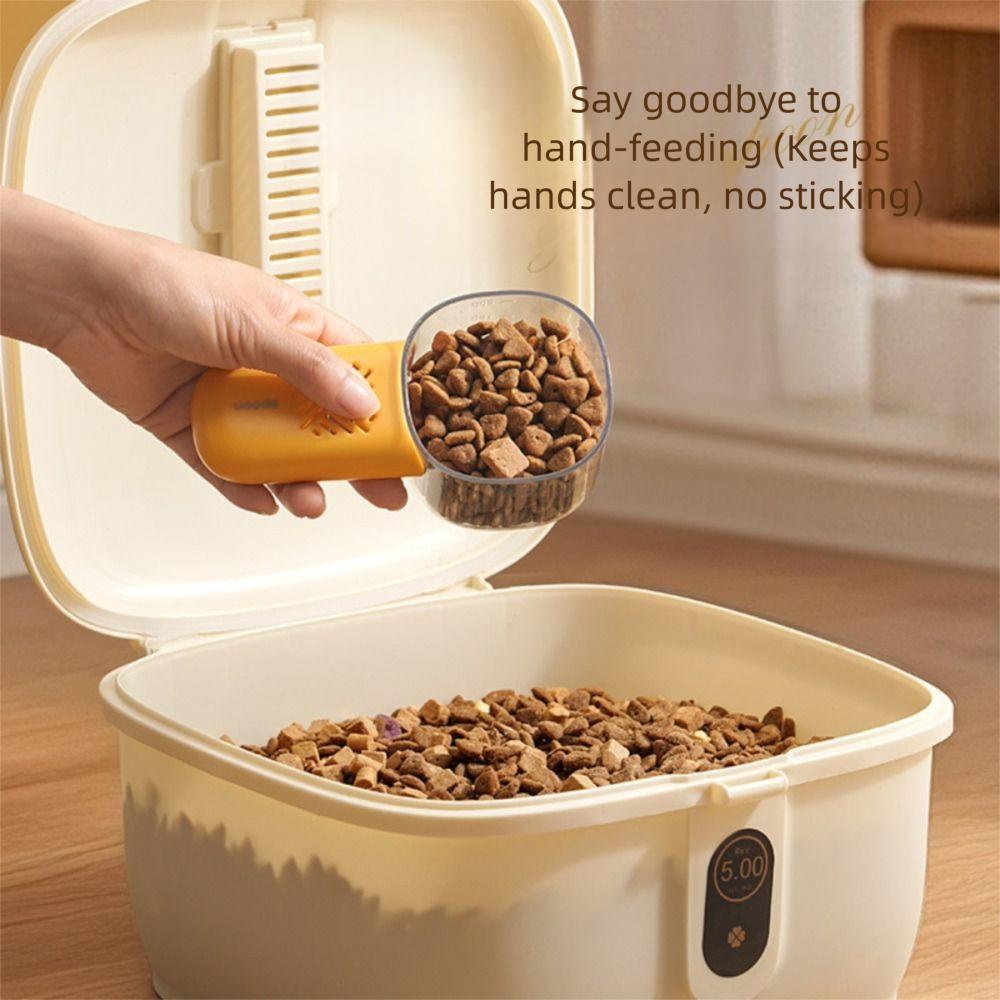 With Scale Household Food Spoon PET Grains Digging Noodle Scoop Cute Kitchen Rice Scoop