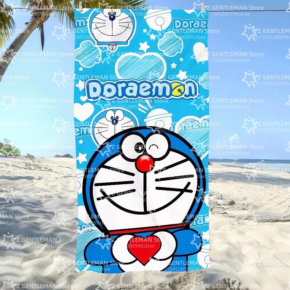 Cute Cartoon D-Doraemon-S Towel Soft Pool Gift For Travel Gym Shower Camping Quick Dry Sports Large Beach Towel