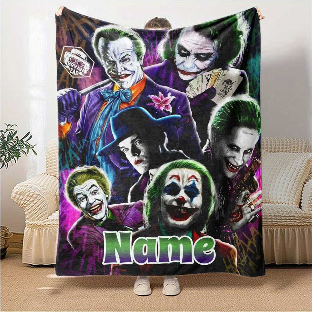 Warner (31) Personalized Text Blanket Multi-purpose Personalized Blanket Durable Comfort Versatile for Office Chair Couch Seaside Bedding