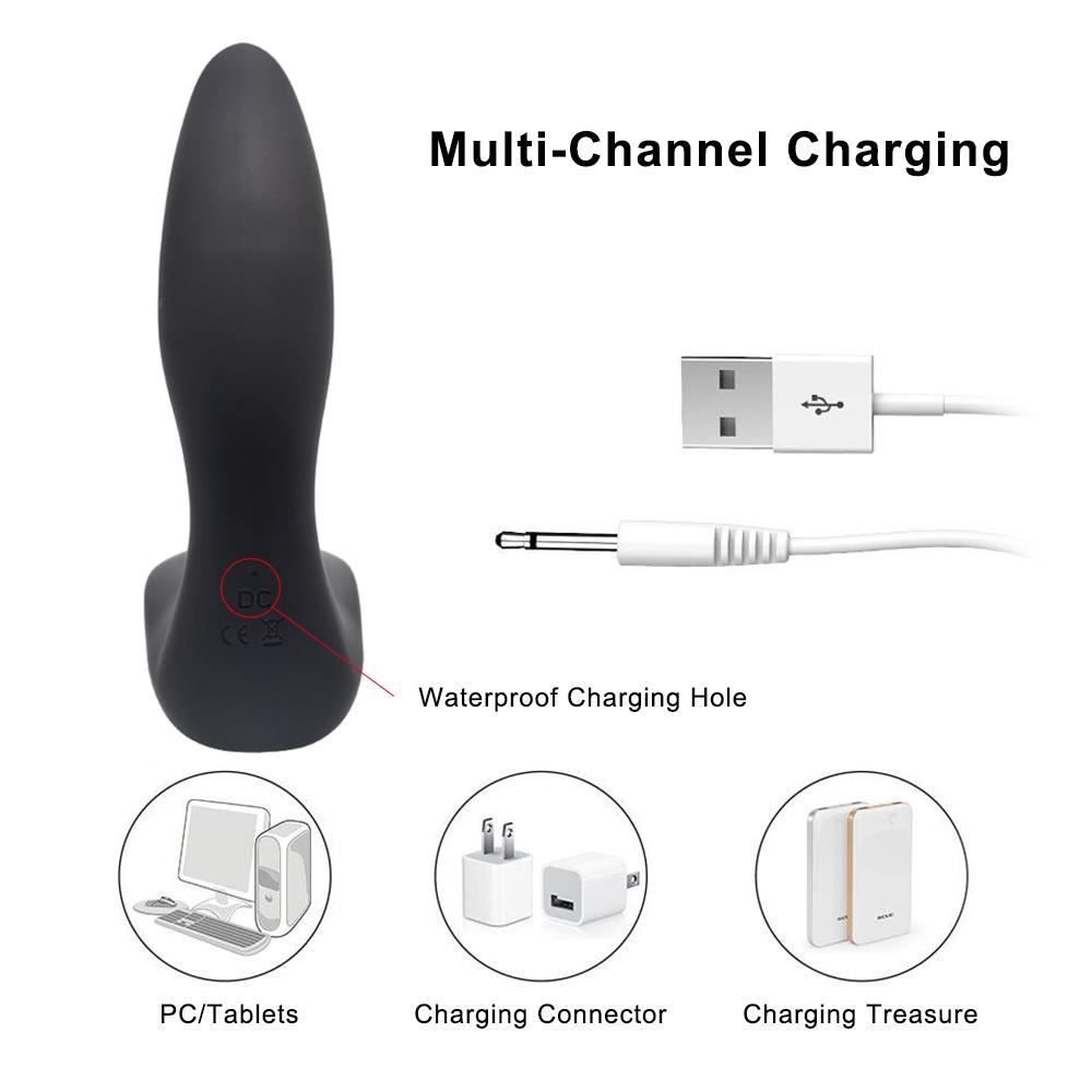 Male Prostate Massager Butt Anal Plug Dildo Wireless Vibrator for Men Penis Clitoris Stimulator Vibrating Sex Toys for Adult