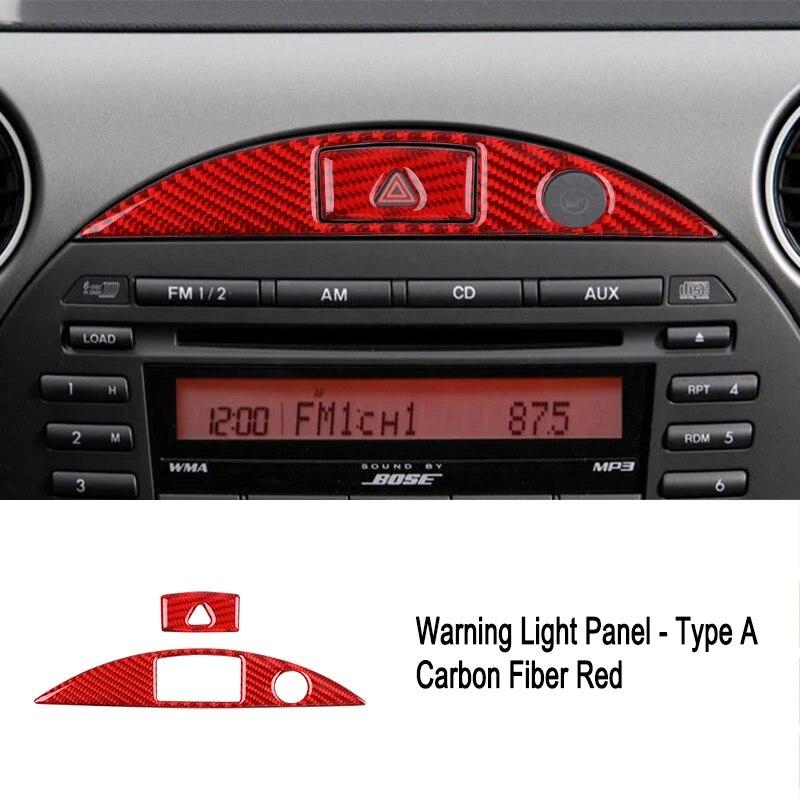 Car Emergency Light Lamp Switch Warning Button Trim Cover Panel Sticker For Mazda Mx-5 Miata Nc 2009-2015 Accessories Interior