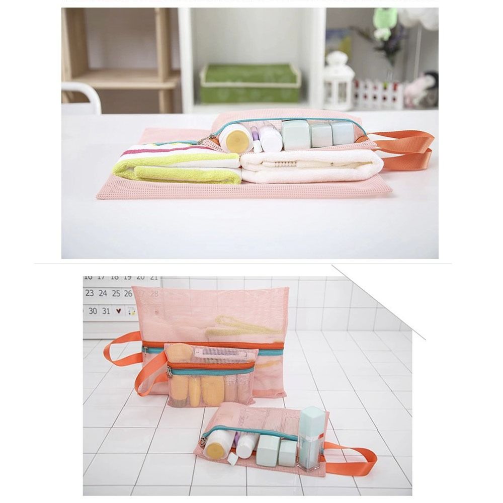 4Pcs Nylon Travel Storage Bag With Handle Toiletries Storage Bag Durable Underwear Storage Bags