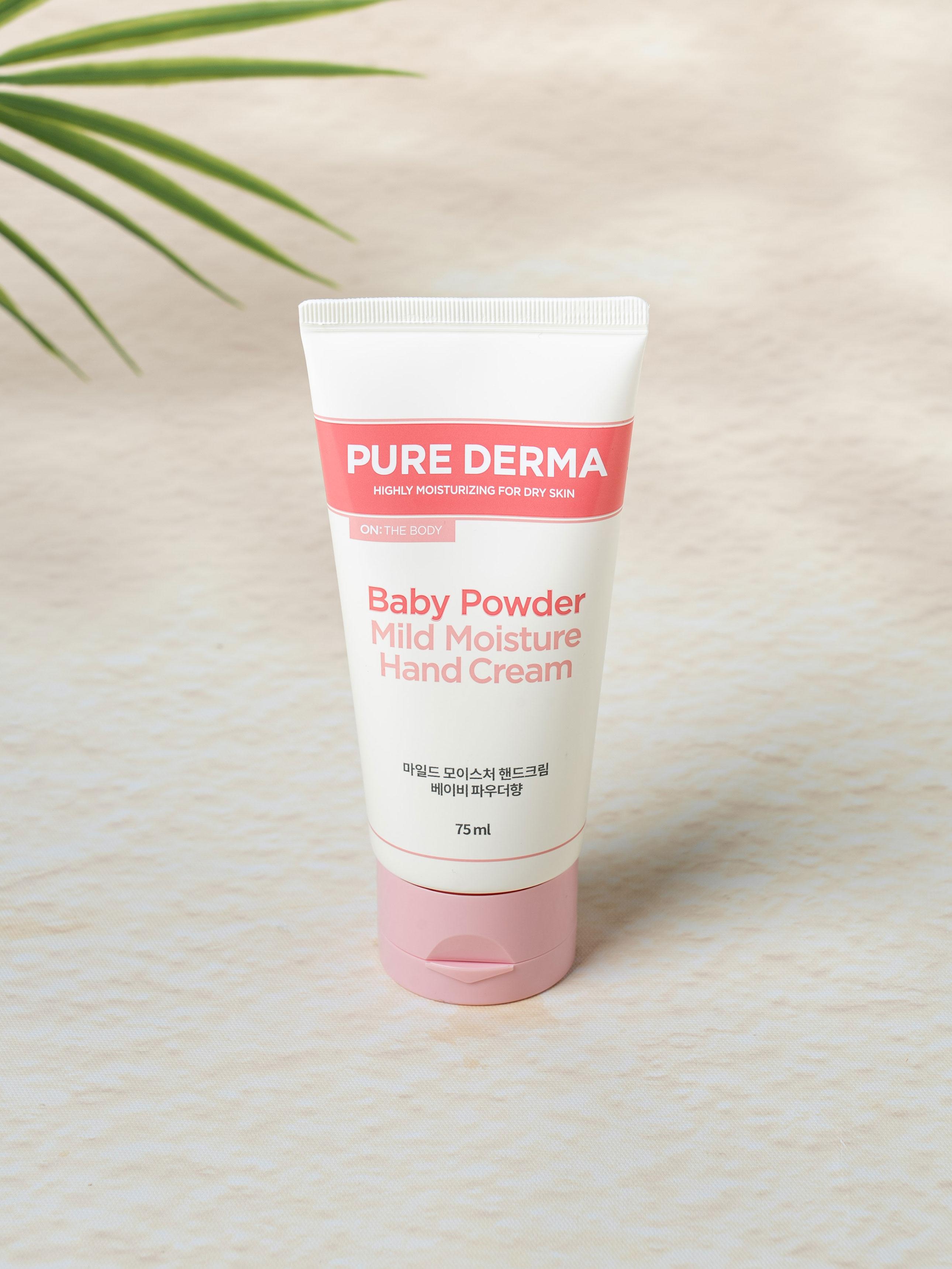 

On The Body Pure Derma Mild Moisture Hand Cream 75ml - Baby Powder Scent 1ea